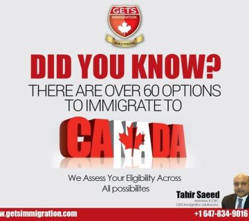 Over 60 Options to Immigration to Canada 360x320